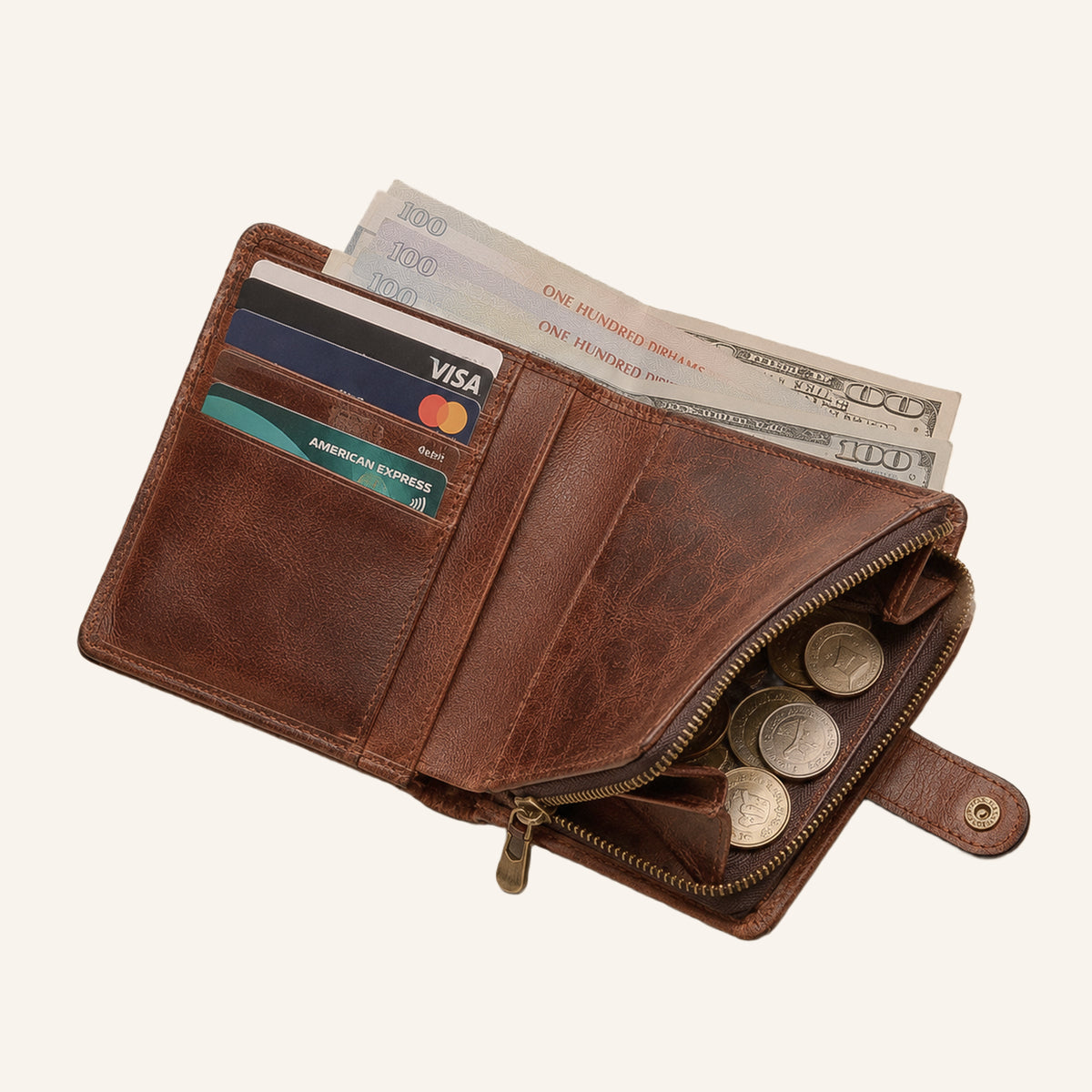 CAMERON™ — Men's RFID Leather Wallet