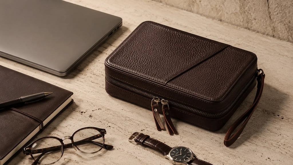 NOMAD™ — Leather Tech Organizer